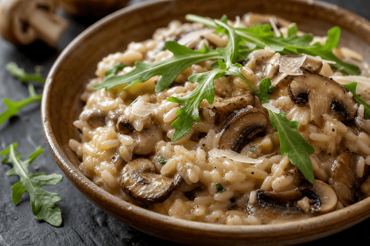 Risotto med skogschampinjoner